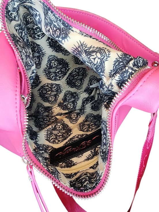 Ed Hardy Lorna Hobo Crossbody Bag in fuchsia - Picture 5 of 7